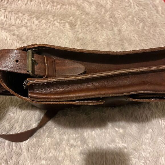 Original Ruitertassen brown leather crossbody briefcase satchel Bag - Picture 12 of 15